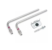 Комплект Г-подібних трубок для підключення радіатора (нержавіюча сталь) 20